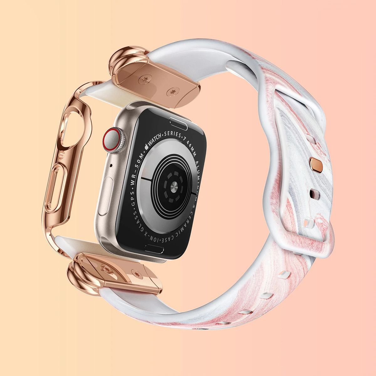Etui z paskiem Supcase i-Blason Cosmo Luxe do Apple Watch Series 7 41mm, SE/6/5/4 40mm